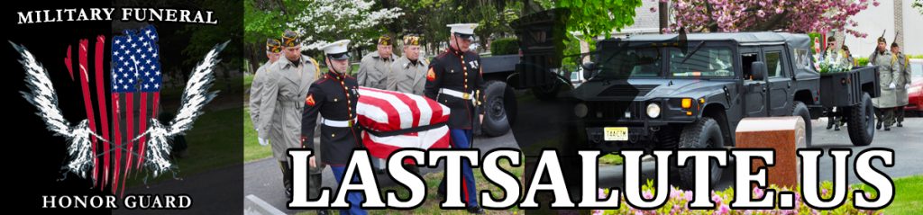 Military funeral services in Atlantic County New Jersey