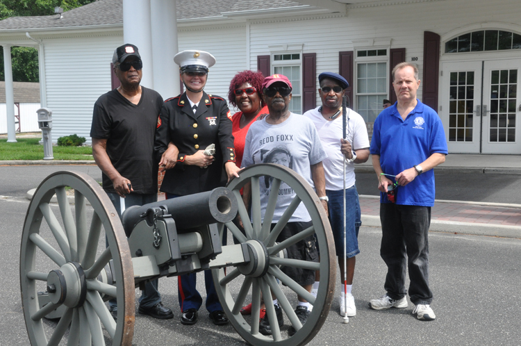 Last Salute Visits The Lions Center For The Blind