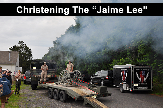 Building and Christening the “Jaime Lee”, Last Salute’s Memorial Civil War Cannon