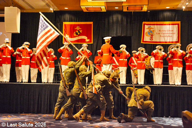 2026 Marine Corps Law Enforcement event photos with Medal of Honor recipients